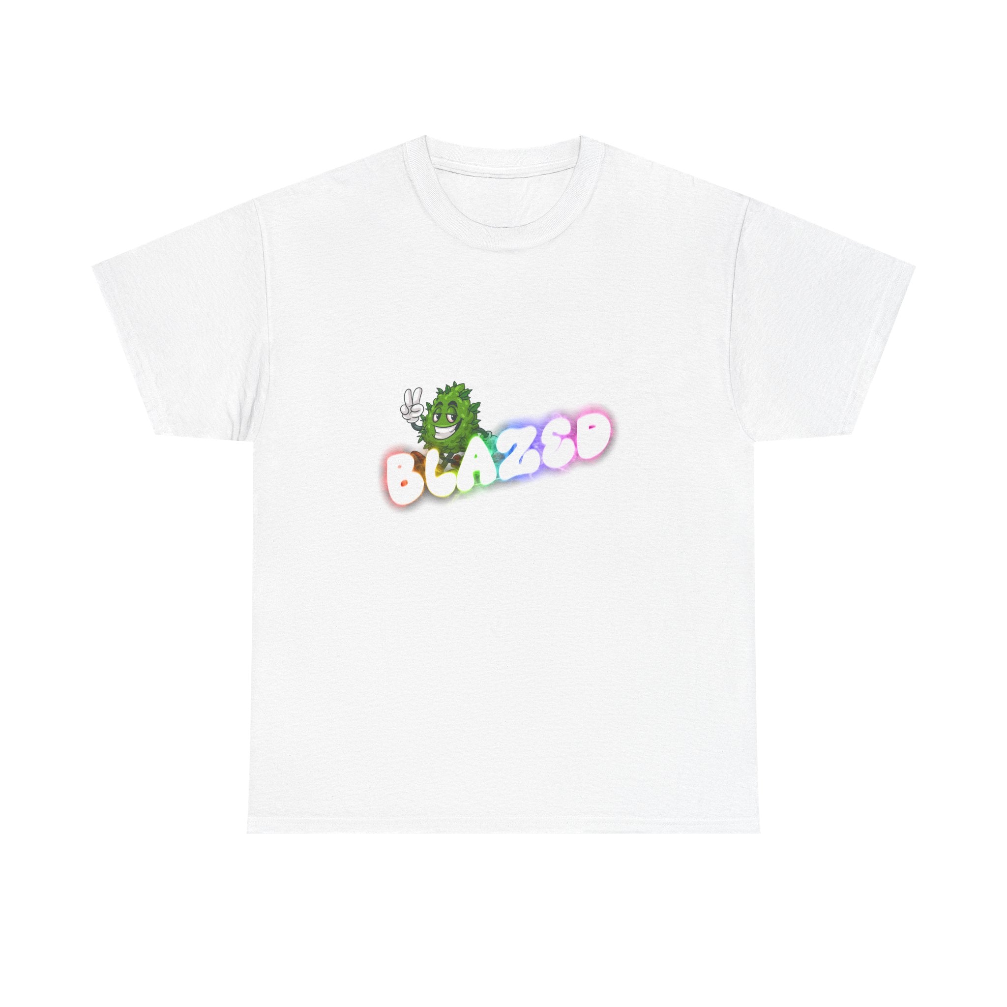 "Blazed" Rainbow Smoke Cannabis Bud Graphic Tee – 420 Stoner Streetwear