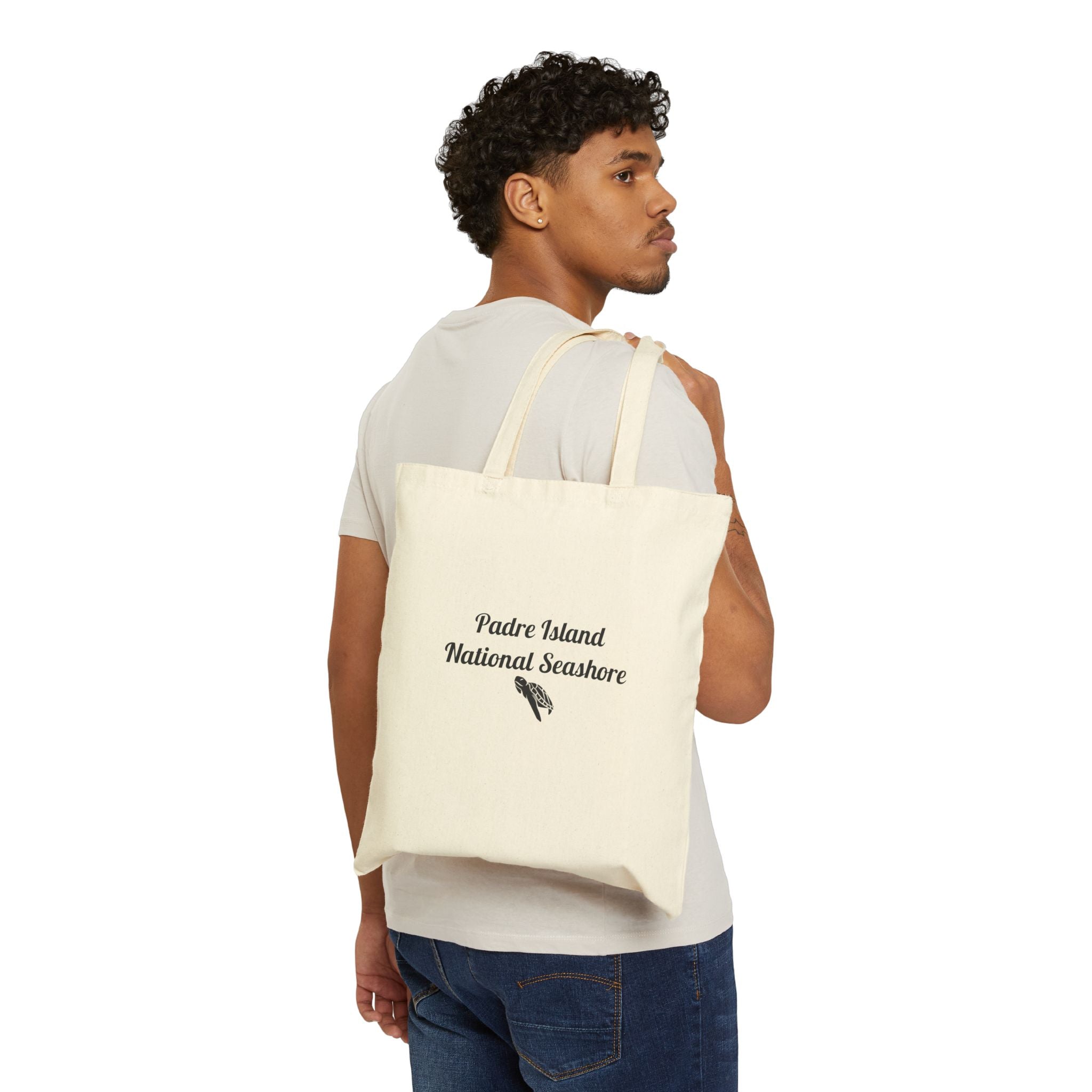 Tote Bag — Retro 'The Beach Fixes Everything' Canvas Tote (Padre Island National Seashore)