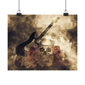 Thorns & Strings - Skull & Roses Matte Poster