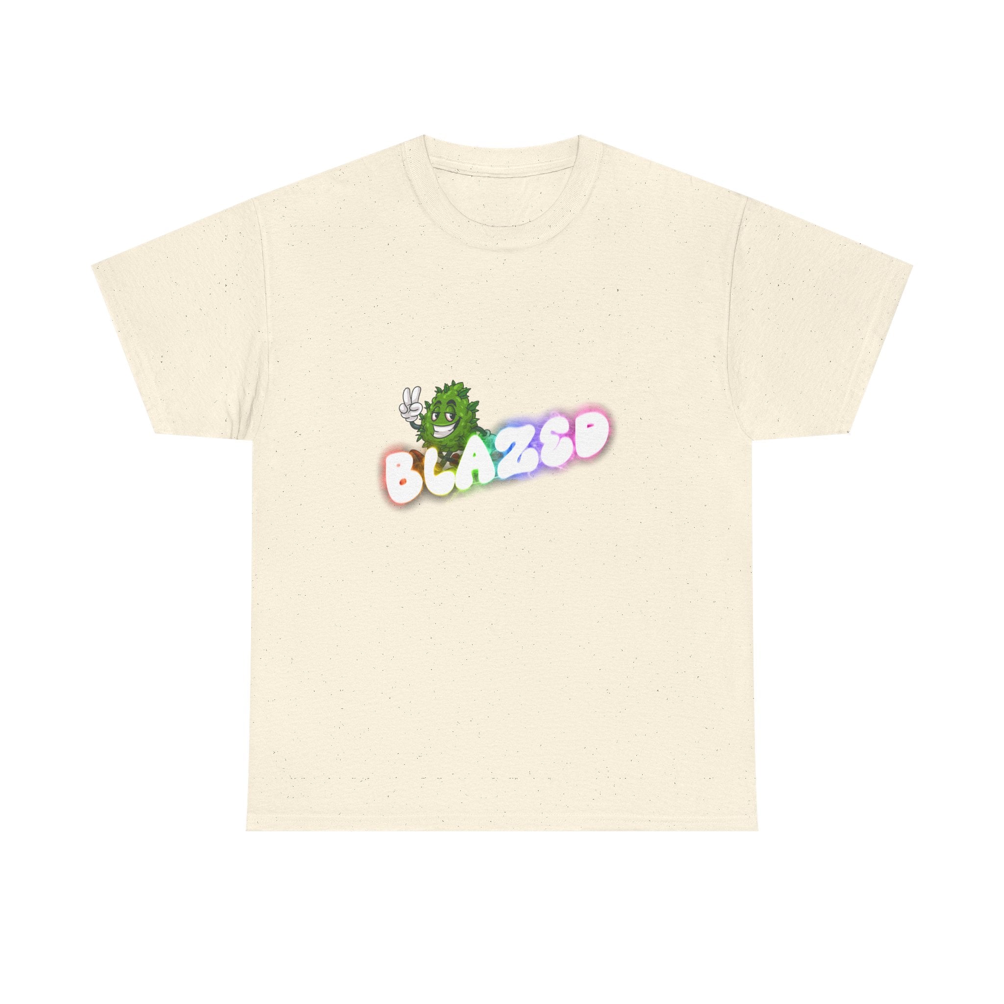 "Blazed" Rainbow Smoke Cannabis Bud Graphic Tee – 420 Stoner Streetwear